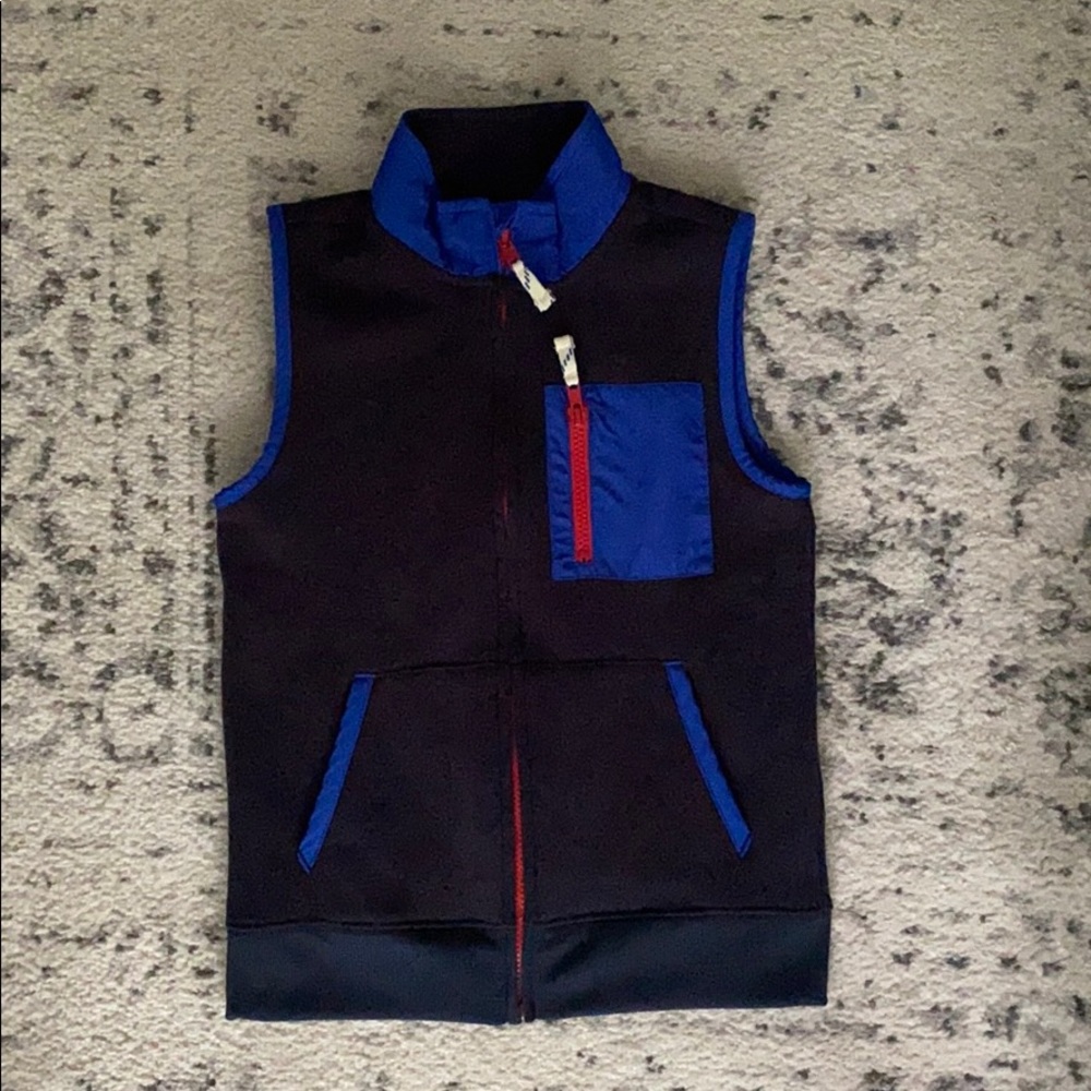 NWOT Navy/Blue Crewcuts Size 8 Vest
